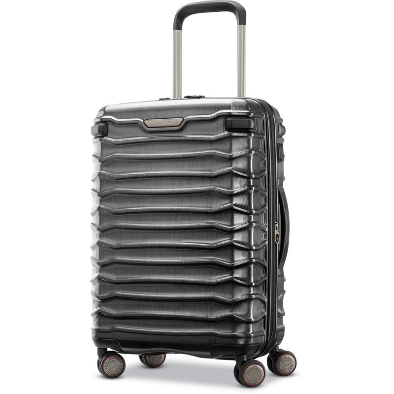 Samsonite Stryde 2 - Carry-On Spinner , Brushed Graphite , 132873-6499_FRONT34_1024x1024_2x_621d0d2e-6ed6-4afc-b894-92612a9d8108