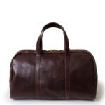Kennedy Premium Full-Grain Leather Travel Duffel Bag